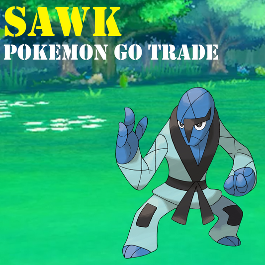 Pokémon GO Trade - Sawk - Regional Pokemon