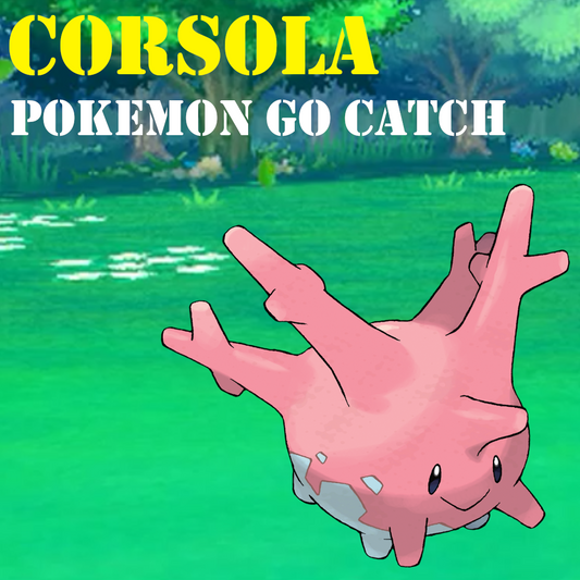 Pokémon GO Catch - Corsola - Regional Pokemon